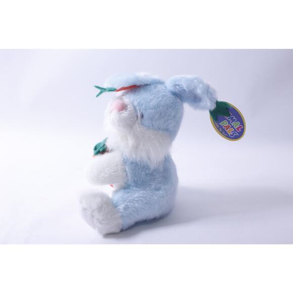 Adorable, Vintage, Kuddle Me Toys, Blue Rabbit, Easter Bunny, Tag, Animal Pals, - Picture 2 of 4